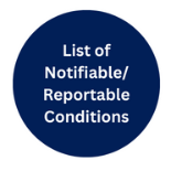 List of Notifiable/Reportable Conditions